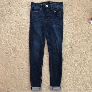 American eagle high waist jeans size 2